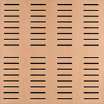 slotted acoustic panels