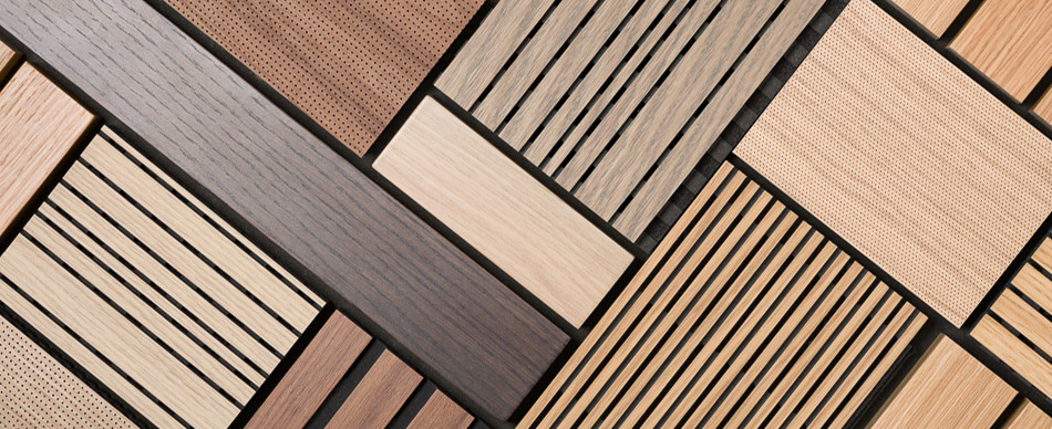 Timber acoustic panel finishes